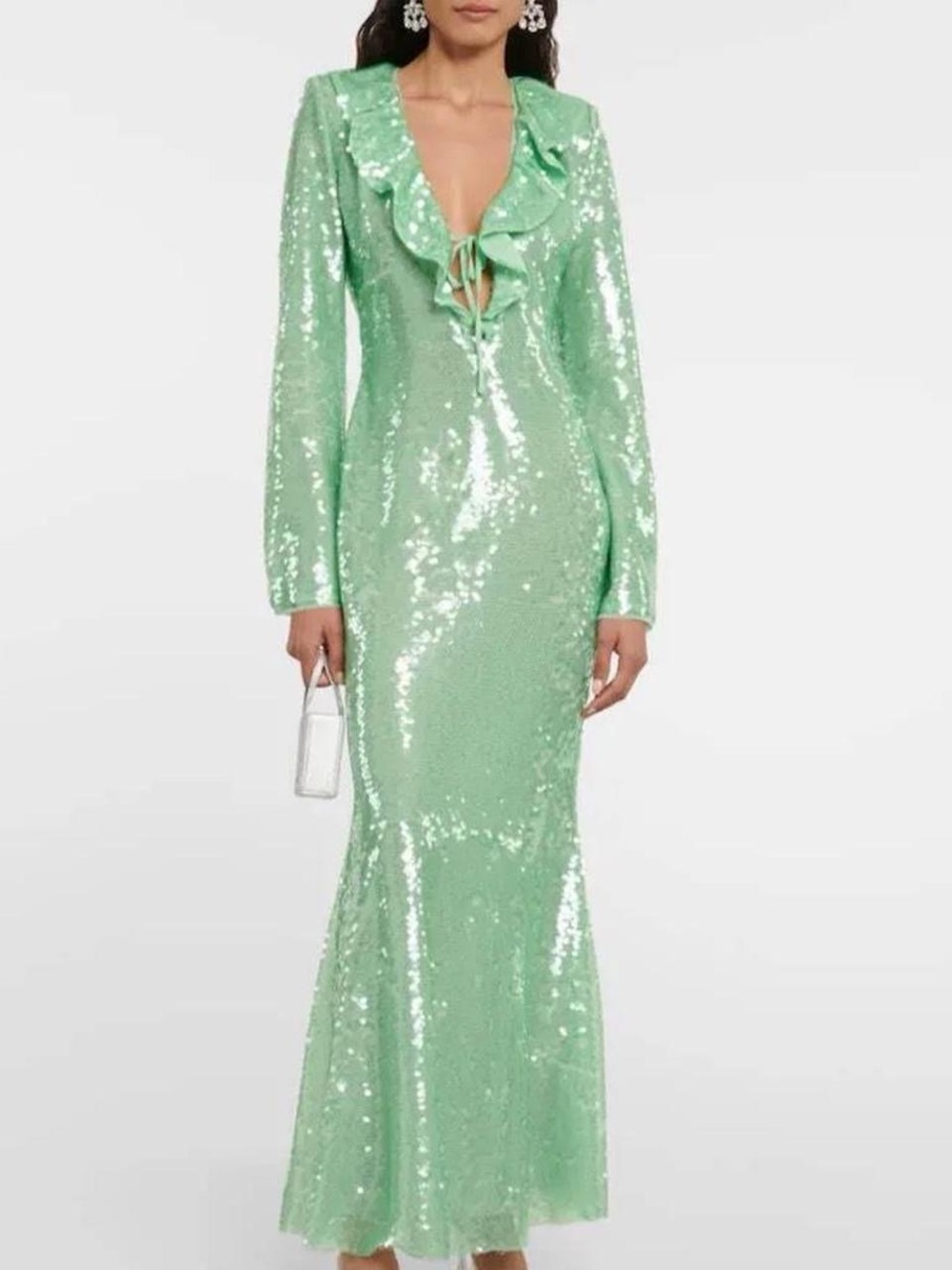 NWT Self-Portrait Sequin Midi Dress